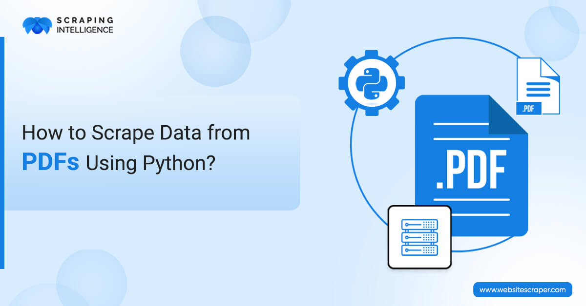 Scrape PDF Data using Python