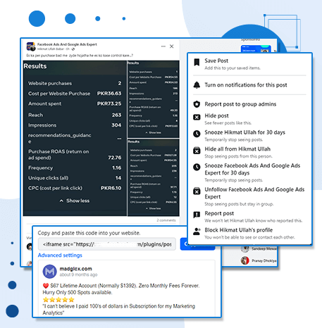 Facebook Post Data Scraping